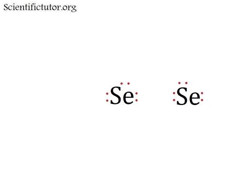 electron dot structure for selenium|lewis dot symbol for se2.